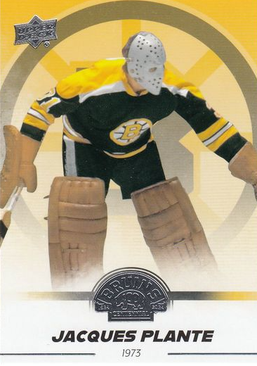 řadová karta JACQUES PLANTE 23-24 UD Boston Bruins Centennial číslo 71